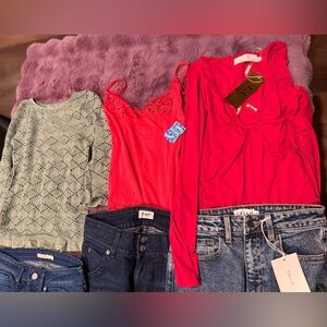 Intimately Free people, Hudson Jeans, Levi, cello, Lizette collection bundle